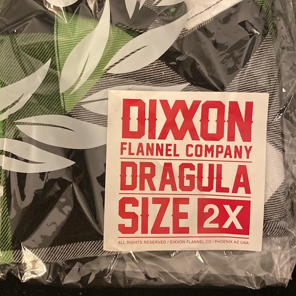 Womens Dixxon Flannel Dragula, 2X NWT in Bag - Picture 2 of 5